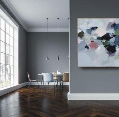 STORM CLOUDS &amp; MOUNTAINS - Limited edition Canvas Print