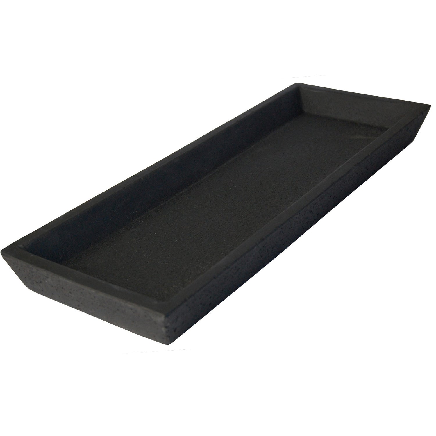 Concrete Square Tray- Black