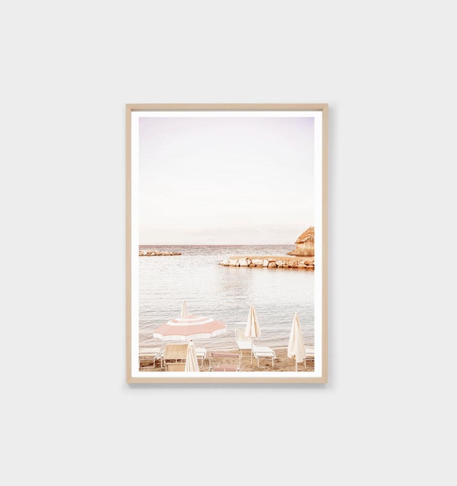 Beach Sunset Framed Print