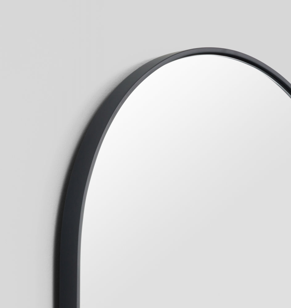 Bjorn Oval Large Mirror - Black