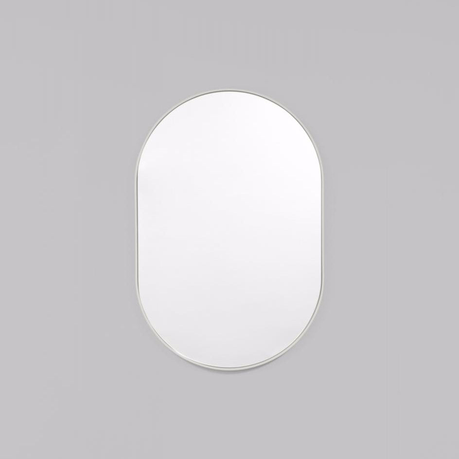 Bjorn Oval Mirror Dove - Assorted sizes