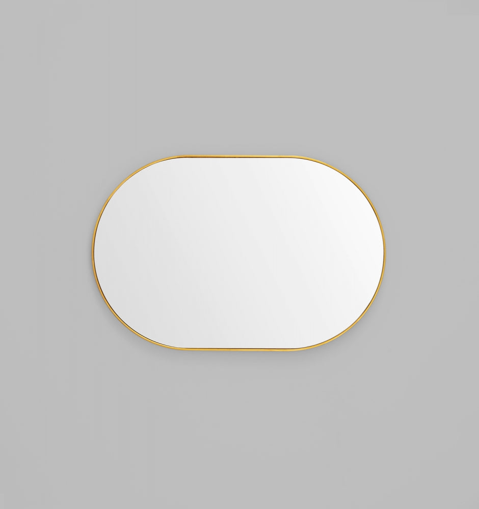 Bjorn Oval Mirror Brass - Assorted Sizes