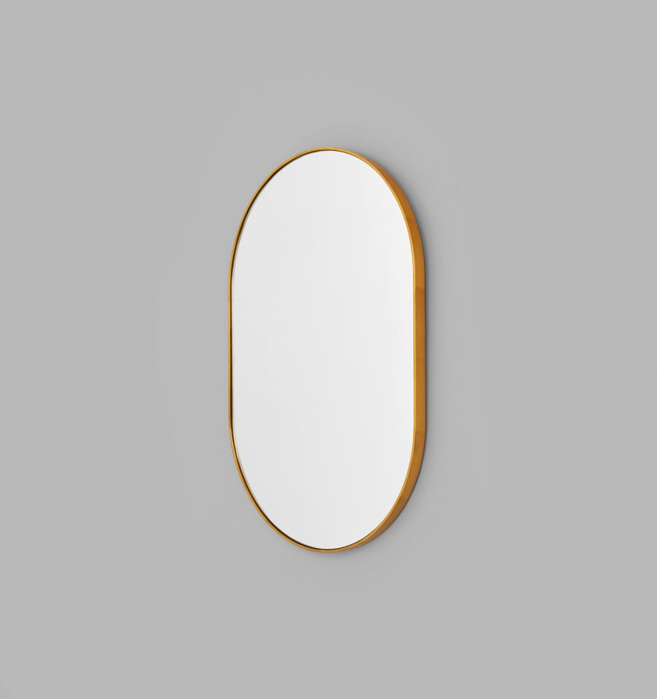 Bjorn Oval Mirror Brass - Assorted Sizes