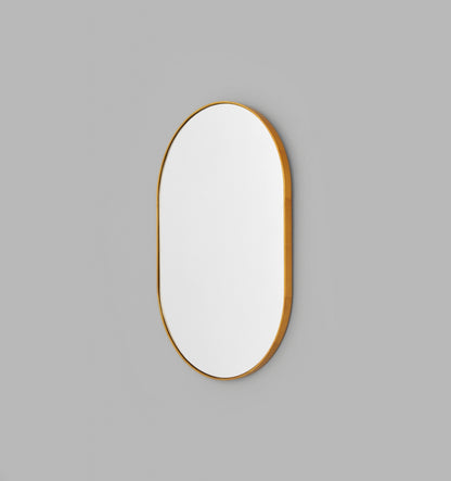 Bjorn Oval Mirror Brass - Assorted Sizes