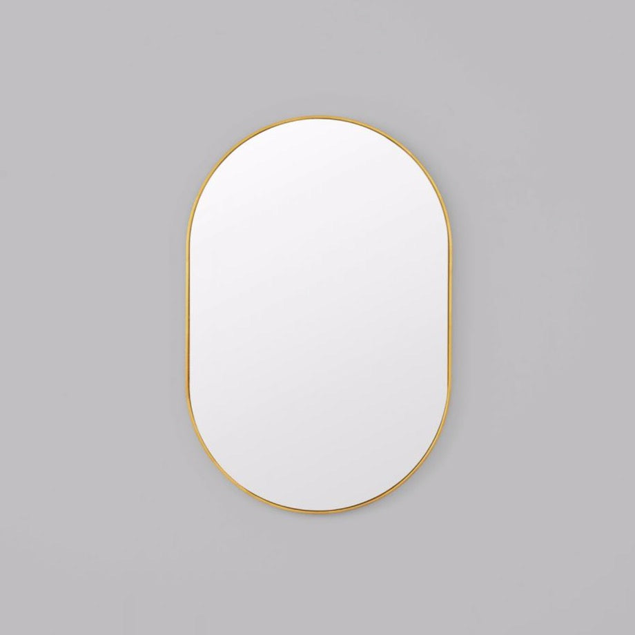 Bjorn Oval Mirror Brass - Assorted Sizes