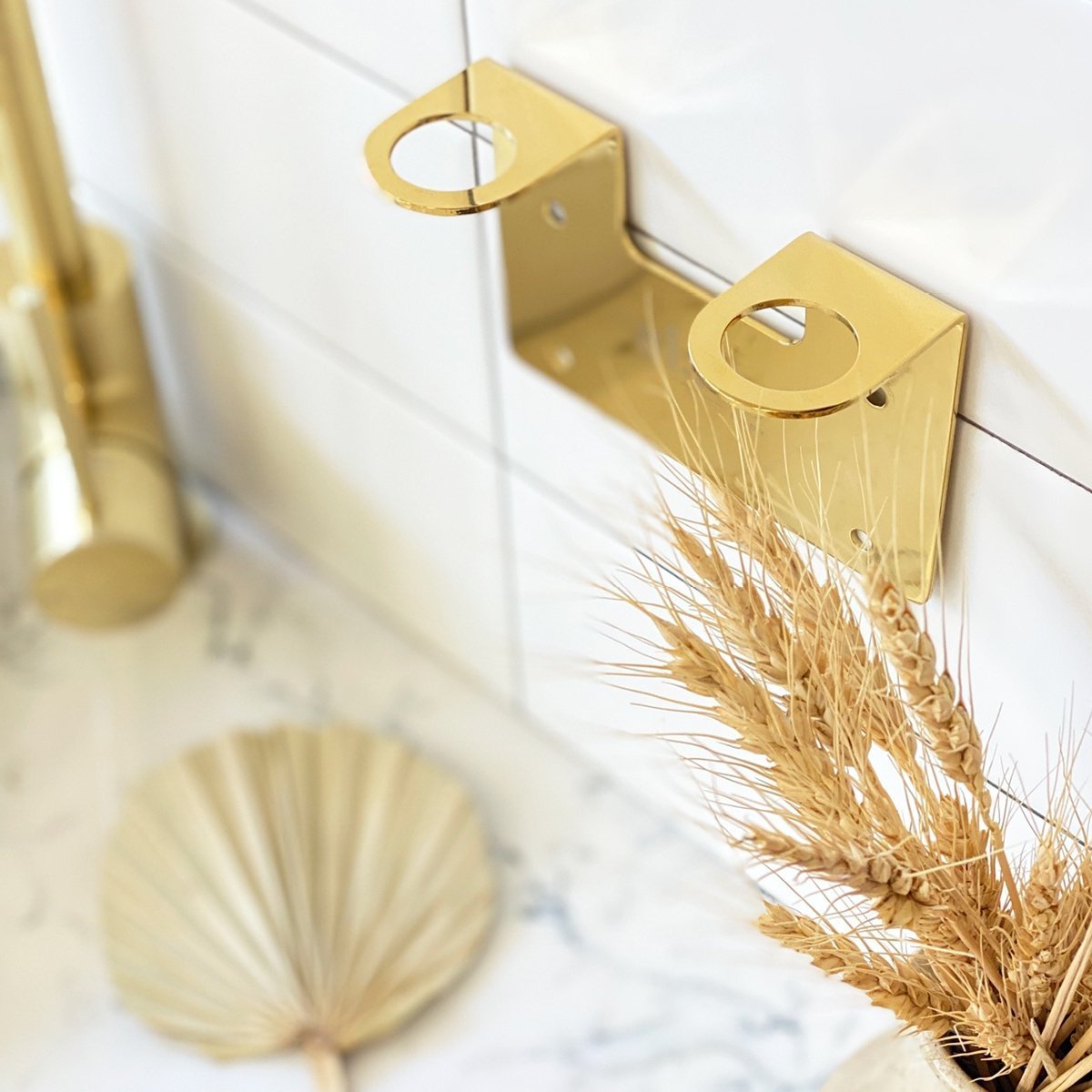 Double Wall Holder - Gold