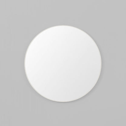 Flynn Round Mirror - Bright White