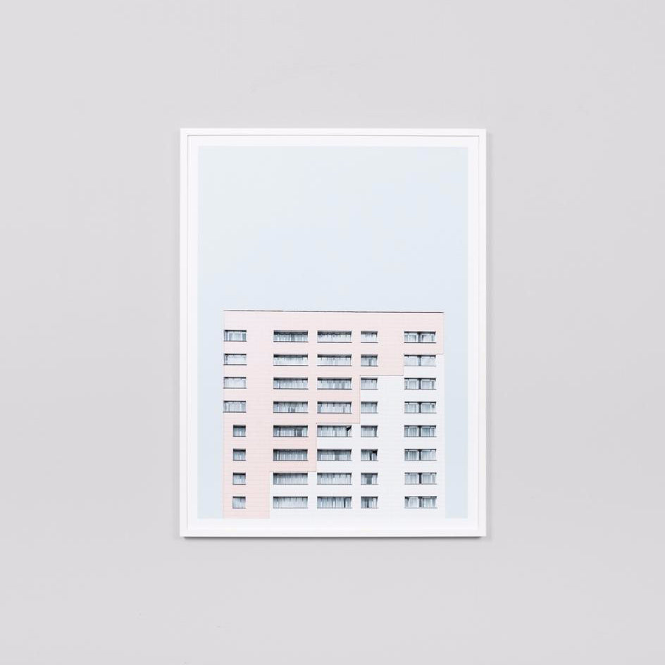 Geometric Architecture Framed Print