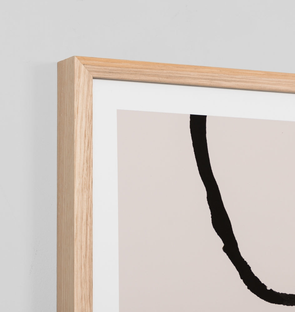 Lines Nude 2 Framed Print