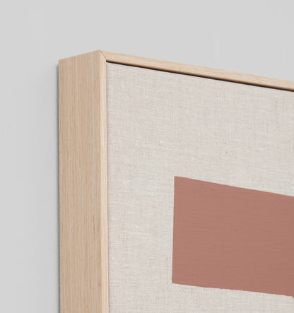 Nesna Terracotta - Framed Screenprint