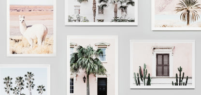 Palm Resort Framed Print