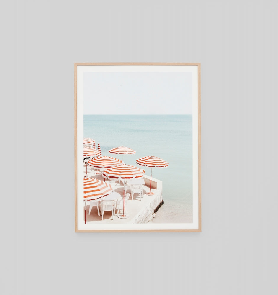 Riviera View Framed Print