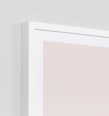 Torn Blush 2 - Framed Canvas
